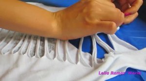 DIY Clothes! Cut Up Back T-Shirt for Summer