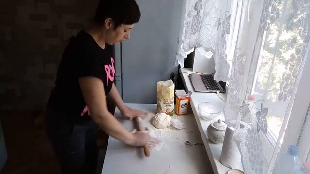 Вареники из черники на пару в мультиварке.