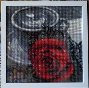 РОЗА и КОФЕ /// АЛМАЗНАЯ МОЗАИКА