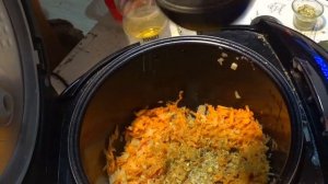 Тушеная фасоль с фаршем овощами и гречкой в мультиварке