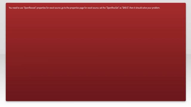 Skip rows: Export data from SSIS into excel file смотреть онлайн