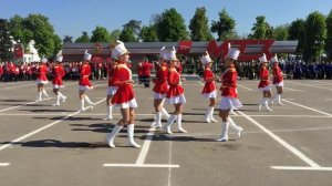 День Победы. Ансамбль Мажореток и Народный Духовой оркестр ДК МТЗ