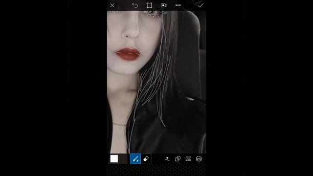 Обработка фото на телефоне. Обводка контура.