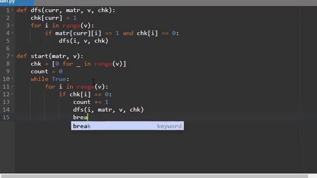 Решение задач. PYTHON. задан неориентированный граф с N вершинами и М ребрами