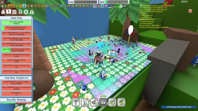 Сдаю 9 квест Spirit Bear в Bee Swarm Simulator!!!