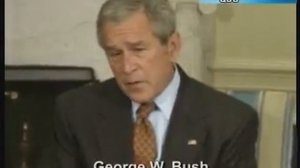 President Bush warns Syria