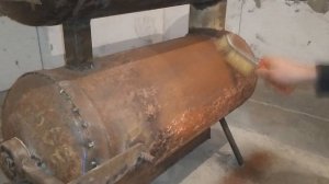 ПЕЧЬ из ГАЗОВЫХ БАЛЛОНОВ. БУРЖУЙКА в ГАРАЖ своими руками