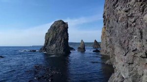 Бухта золотая. Итуруп. Кекуры.