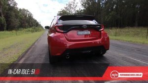 2021 Toyota GR Yaris 0-100km/h & engine sound