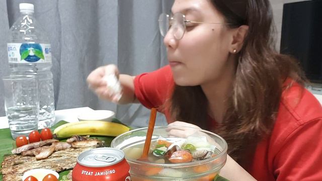 Filipino Boodle Fight (I'm satisfied) MUKBANG PH