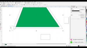 Подготовка развертки острых углов в Corel Draw