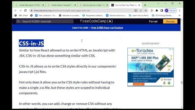 React JS || How to use bootstrap in react JS || Some main topics in React js || online class live