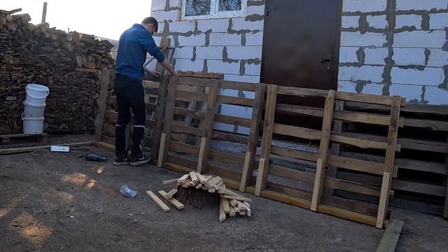 Строю теплицу с поддонов 1 часть смотреть онлайн