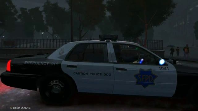 Grand Theft Auto IV - SFPD K9 UNIT Ford Crown Victoria + Emergency Lighting System V6 - HD - PC смотреть онлайн