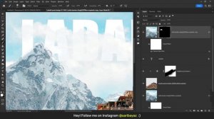 Photoshop Tutorial - Social media post design for a Travel business #graphicdesign