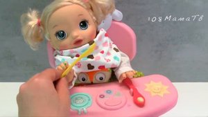 КАК МАМА КОРМИЛА КУКЛУ Клубничное Пюре и Шоколадный Мишка Мультики Для детей 108мама тв