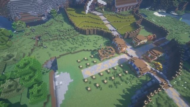 Рынок в стиле средневековья в майнкрафт| Таймлапс | Minecraft building