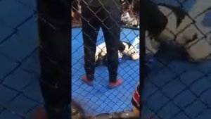 1- бой Базаев Рамиль 5 лет (Красный) Новогодний Чемпионат ММА Колпино