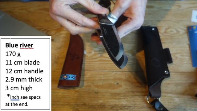 Condor Bisonte and Blue river knife. Side-by-side. Overview. смотреть онлайн