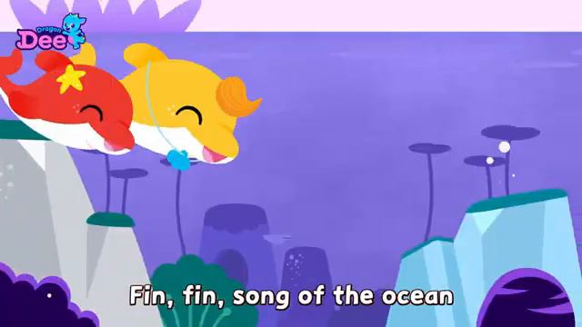 The Song of Dolphins | Dolphin family | Animal Rush 2 | Dragon Dee Songs for Children