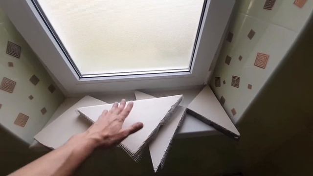 Как сделать полочки из кафеля в ванную.
