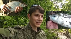 рыбалка в конце мая, на хопре, своя прикормка, поймал вырезуба (к сожалению), леща, карасей