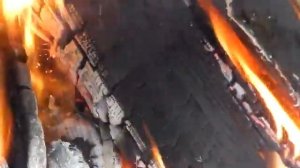 Жаркий огонь в печи