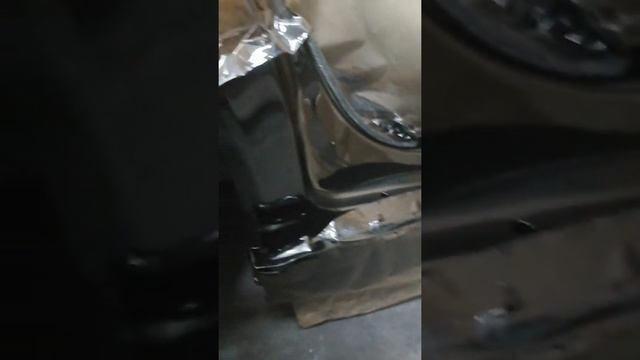 Покраска Мерина в гараже!!! смотреть онлайн