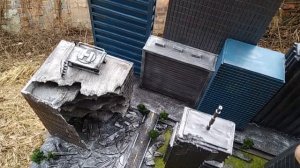 Диорама Тихоокеанский Рубеж для фигурок NECA. Делаем макет города