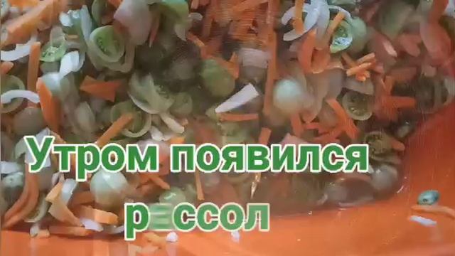 Салат из зелёных помидор на зиму