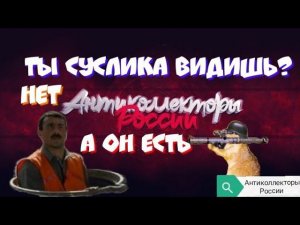 ТЫ СУСЛИКА ВИДИШЬ? НЕТ, А ОН ЕСТЬ