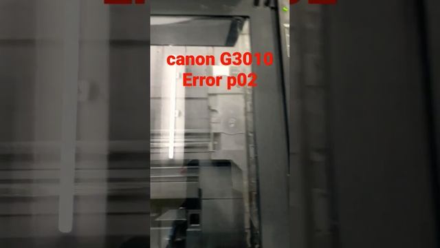 canon g3010 error P22 scanner problem