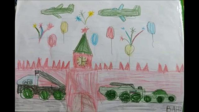 Рисунки детей Воскресной школы ко Дню Победы смотреть онлайн