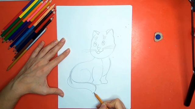 Как нарисовать котенка. Онлайн-школа рисования "Малевашки"
