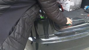 Как снять задний бампер на Audi A6 C7 4g