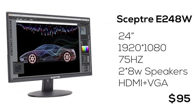 Top 5 Gaming Monitors Under $100 2019 - Best Budget Gaming Monitors! смотреть онлайн