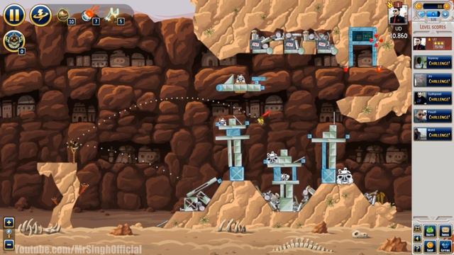 Angry Birds Star Wars - Facebook Tournament Week 9 Level 3 Walkthrough Highscore Star Wars Week 9 смотреть онлайн