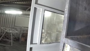 Обитаемая пескоструйная камера. Самоочищающийся фильтр