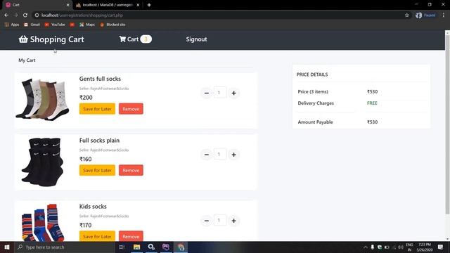 Introduction to web technology and database management system || Footwear and socks website смотреть онлайн