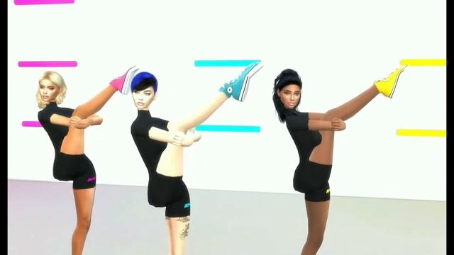 Jazz Dance Trio - (Sims 4 Animation) смотреть онлайн
