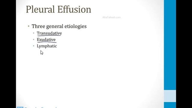 Лёгкие USMLE - 3. Иные темы - 2.Заболевания Плевры