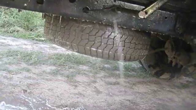 Самодельная пневмо авто-мойка.Испытание-2..AVI