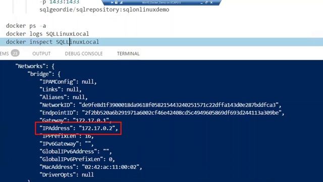 Learn Docker in 12 Steps - Step 6 - First SQL Server On Linux Container смотреть онлайн