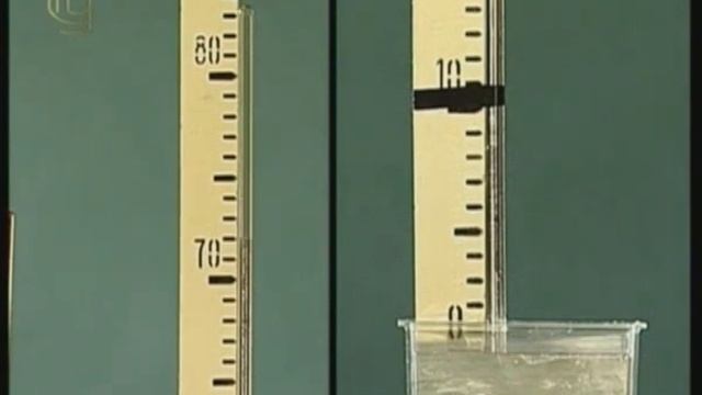 Опыты по физике. Опыт Торричелли
