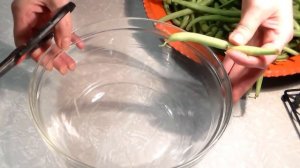 Заготовка стручковой фасоли на зиму