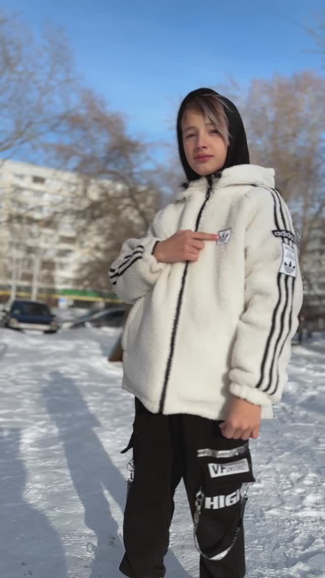 Двухсторонняя куртка весна-осень для мальчика и девочки (унисекс) STJ Adidas