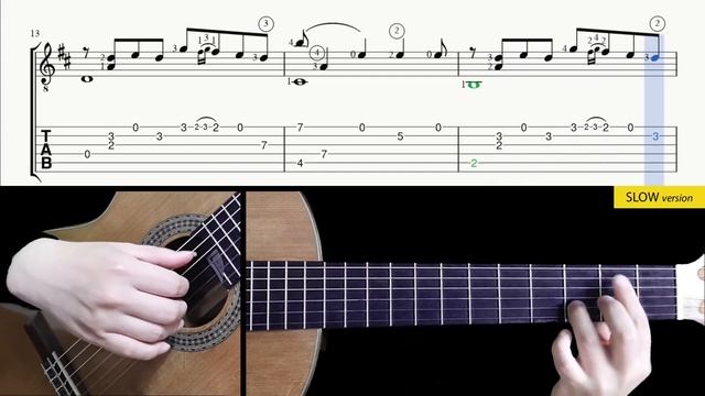 Septiembre (Pujol) - Guitar Lesson + TAB смотреть онлайн