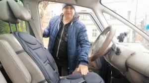 Приобрёл массажный коврик для сидения  автомобиля с функцией подогрева.