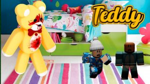 Тедди роблокс / Teddy [Alpha] roblox / Я и моя подруга Энджи пытаемся сбежать от страшного мишки)