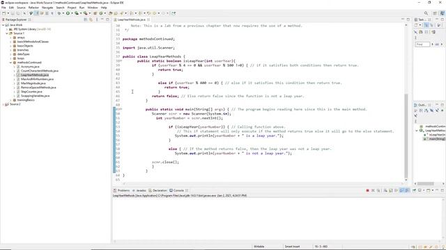 Java Lab: Leap Year Methods смотреть онлайн